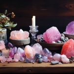 Rose quartz crystals for emotional healing